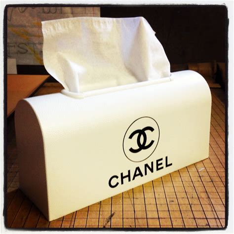 tissue box chanel|chanel tissue box cover.